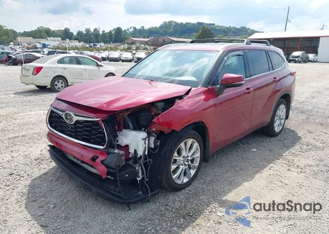 2021 Toyota Highlander Limited из США, поврежденный, VIN 5TDDZRBH7MS079698